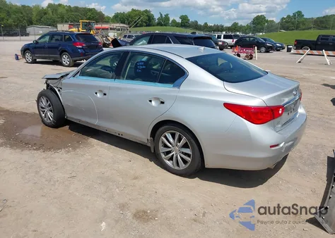 2016 Infiniti Q50 2.0T Premium из США, поврежденный, VIN JN1CV7AR7GM252046